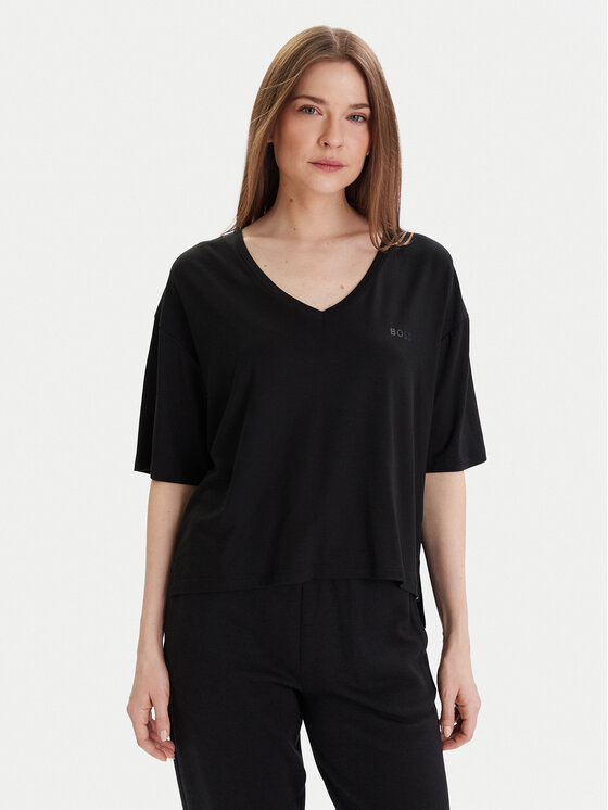 BOSS T-Shirt CP Stripe 50535723 Czarny Relaxed Fit