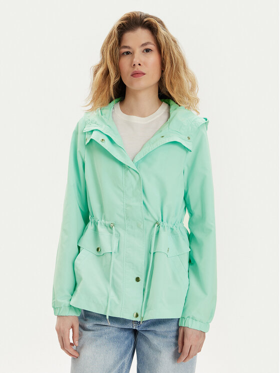 Vero Moda Parka Paisley 10301577 Niebieski Regular Fit miniaturka