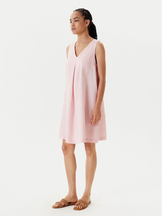 United Colors Of Benetton Sukienka letnia 4AGHDV0AX Różowy Relaxed Fit