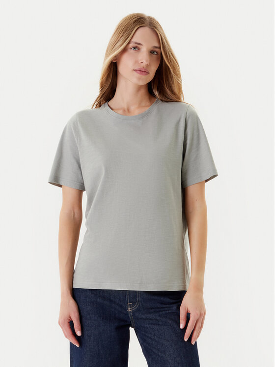 United Colors Of Benetton T-Shirt 3BVXD102P Szary Regular Fit