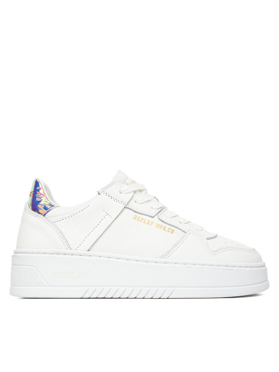 REPLAY Sneakersy Sbam W Light GWZ6V .000.C0001L Biały