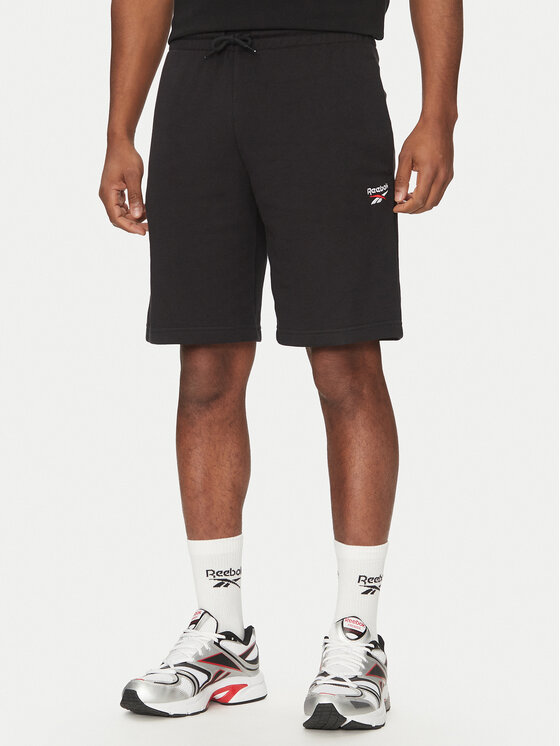 Reebok Szorty sportowe 100221791 Czarny Regular Fit