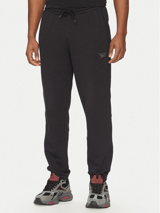Reebok Spodnie dresowe 100214075 Czarny Regular Fit