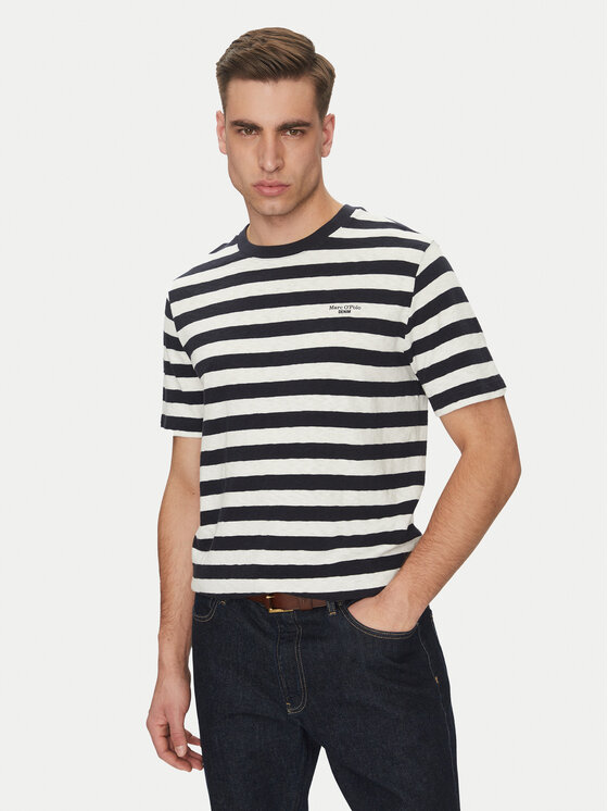 Marc O'Polo Denim T-Shirt 500 0007 222 Granatowy Regular Fit