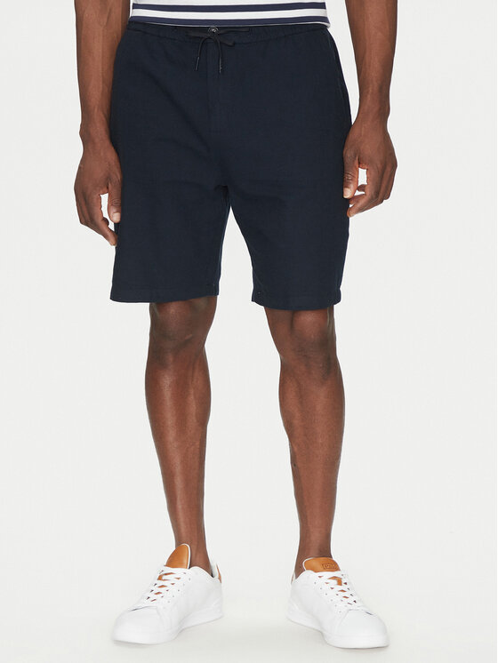 Scotch & Soda Szorty materiałowe 180322 Granatowy Regular Fit