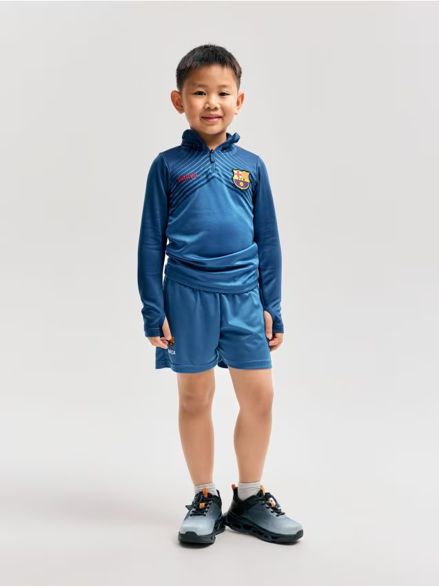 Reserved - Longsleeve FC Barcelona - granatowy