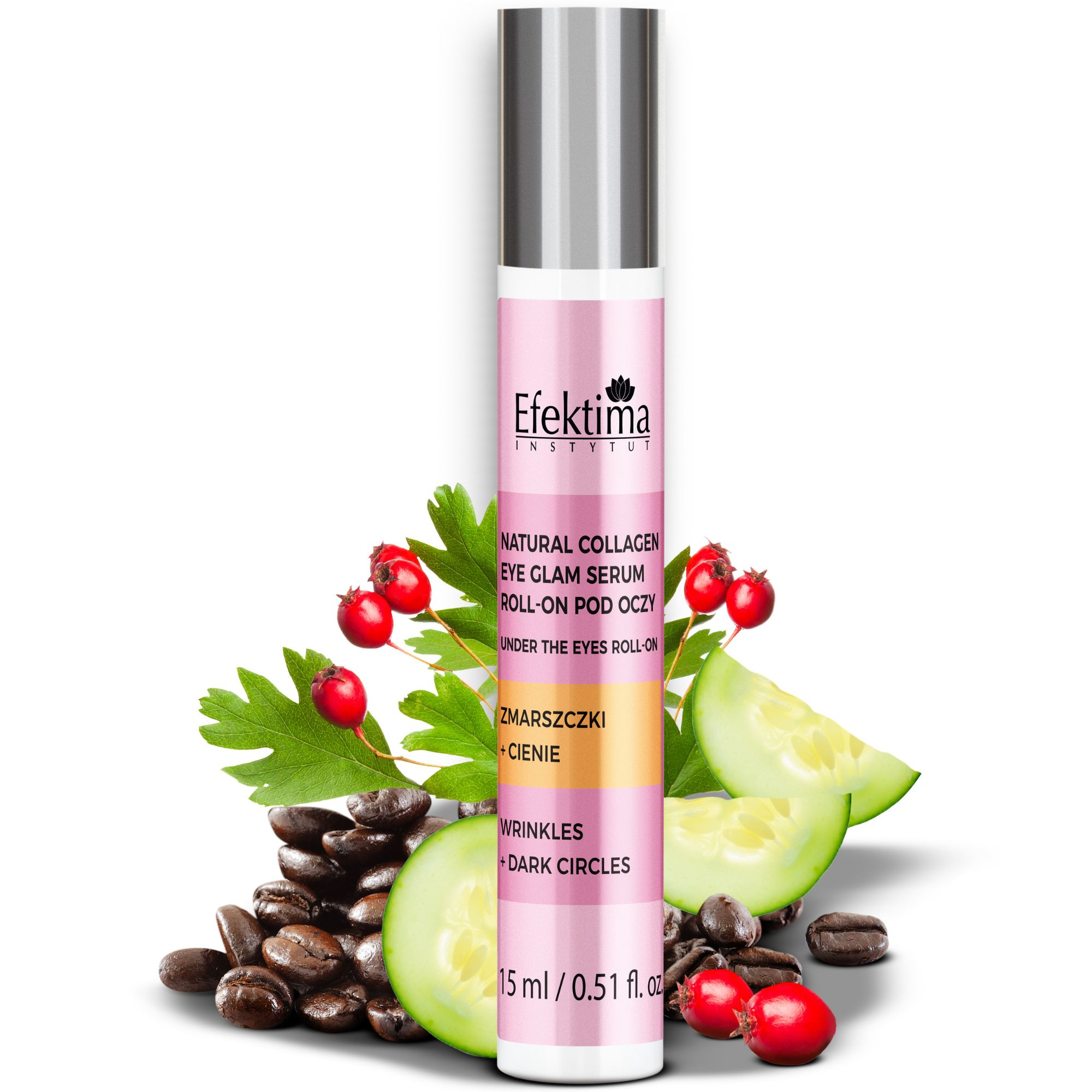 EFEKTIMA roll on serum pod oczy zmarszczki i cienie 15 ml