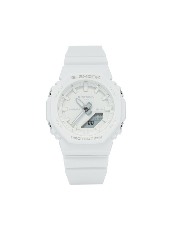 G-Shock Zegarek Time On Tone GMA-P2100-7AER Biały