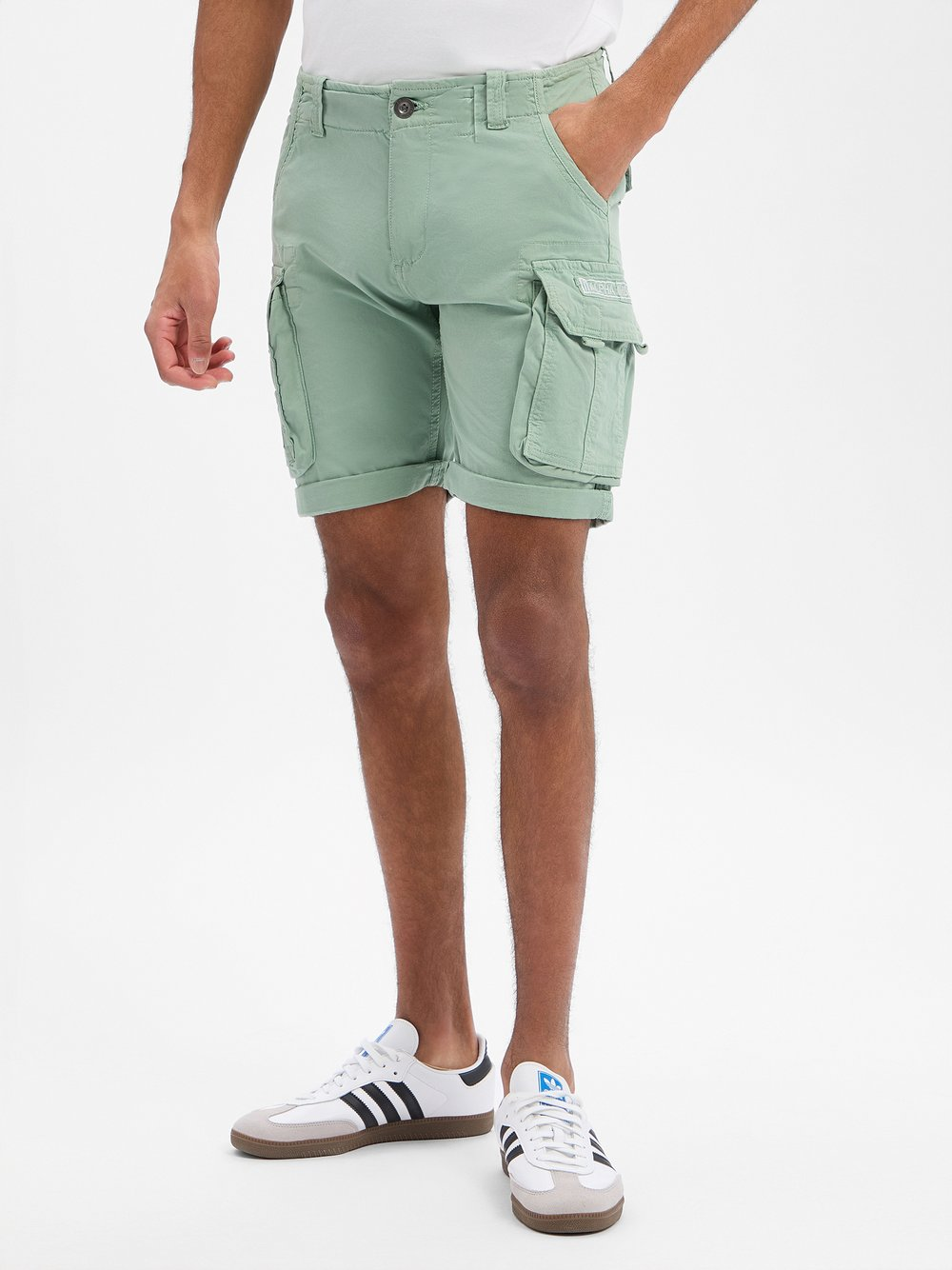 Alpha Industries Spodenki Mężczyźni Bawełna zielony, 32