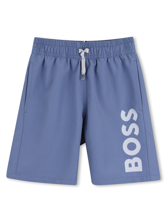 BOSS Szorty kąpielowe J53171 D Niebieski Regular Fit