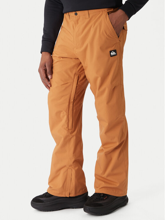 Quiksilver Spodnie snowboardowe Estate EQYTP03237 Brązowy Slim Fit miniaturka