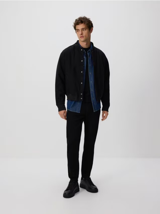 Reserved - Jeansy skinny fit - czarny miniaturka