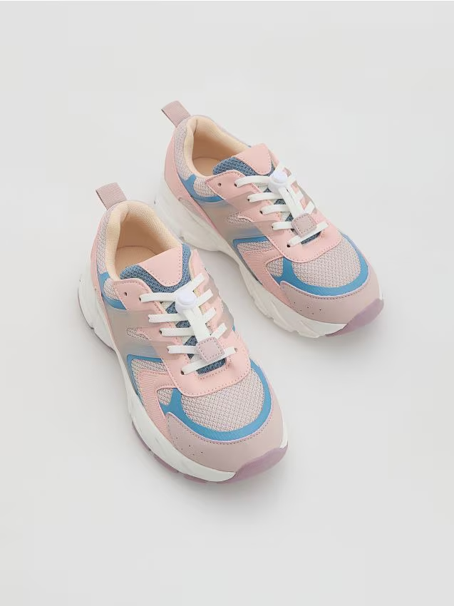 Reserved - Sneakersy ze stoperem - lawendowy