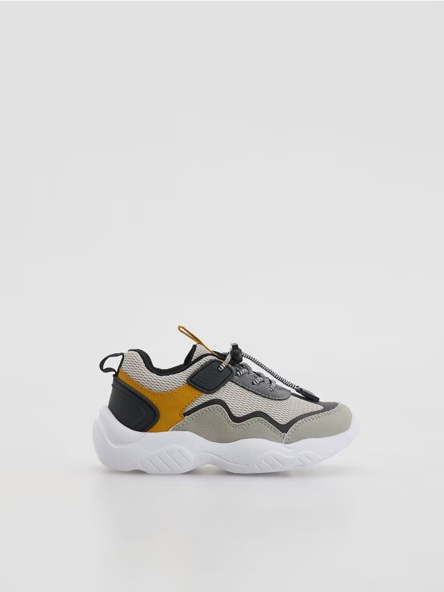 Reserved - Sportowe sneakersy - jasnoszary