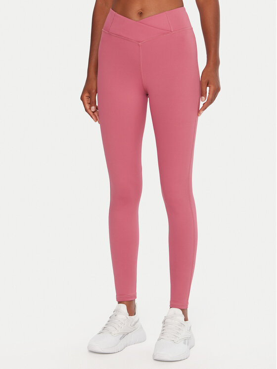 Reebok Legginsy Harlow Lux RK25183CCW Różowy Slim Fit miniaturka