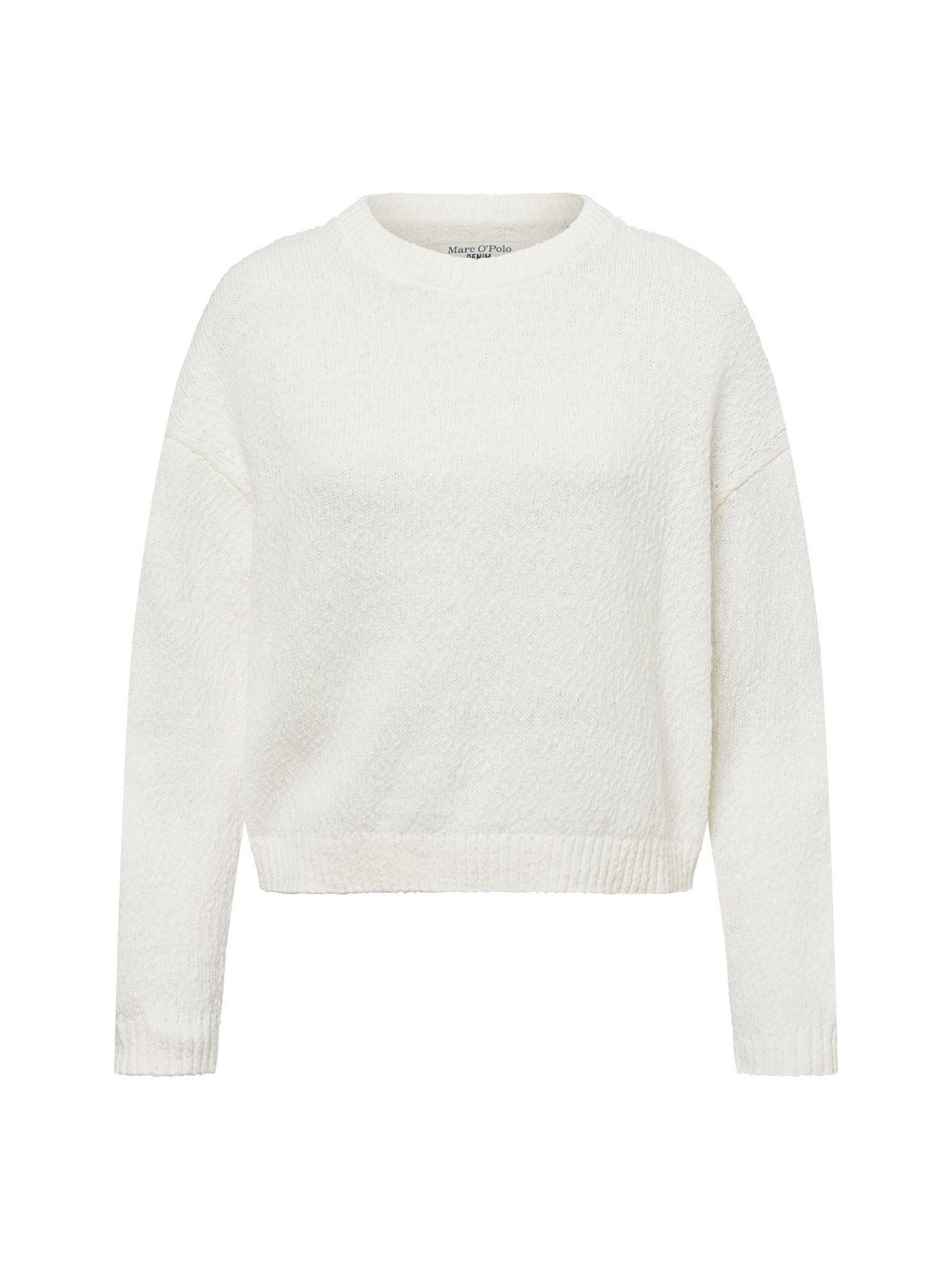 Marc O'Polo Denim Sweter damski z dzianiny Kobiety Bawełna biały, L