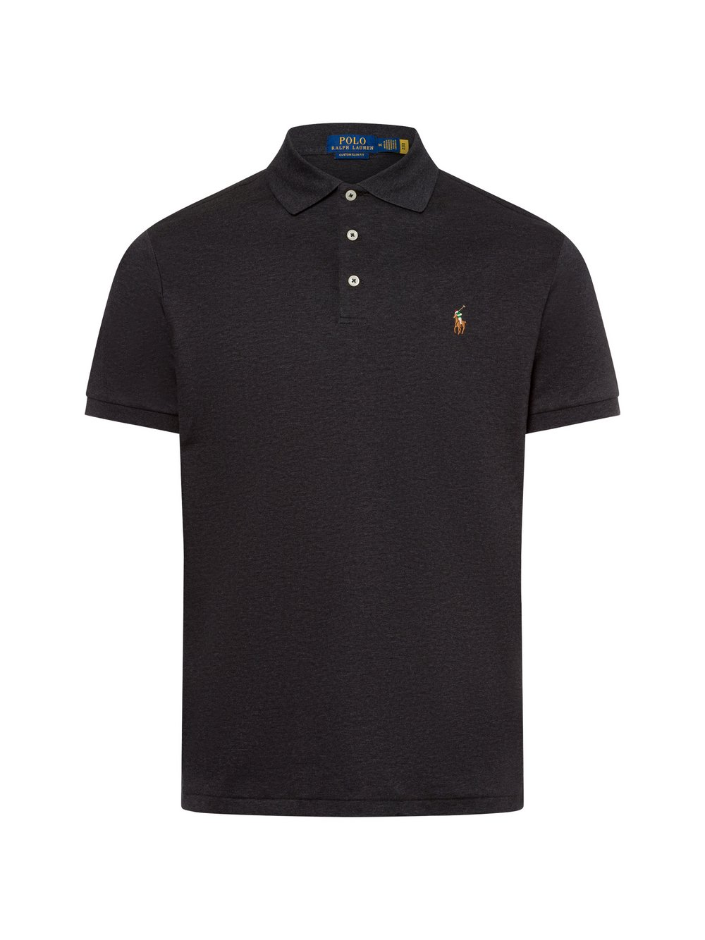 Polo Ralph Lauren Męska koszulka polo Mężczyźni Bawełna szary, XXL