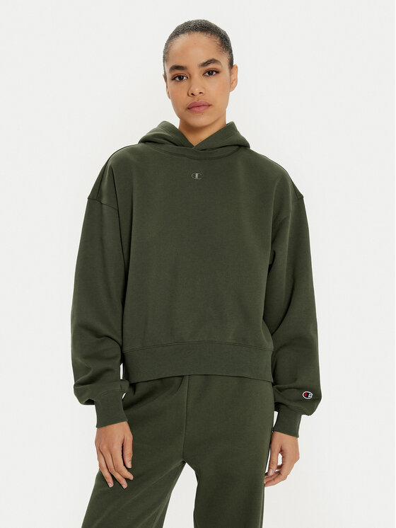 Champion Bluza 117539 Zielony Regular Fit