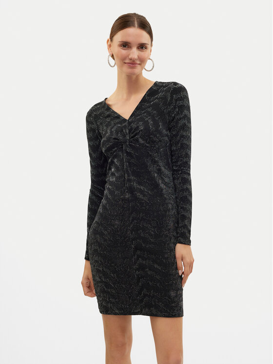 Vero Moda Sukienka koktajlowa Lucy 10316745 Czarny Slim Fit