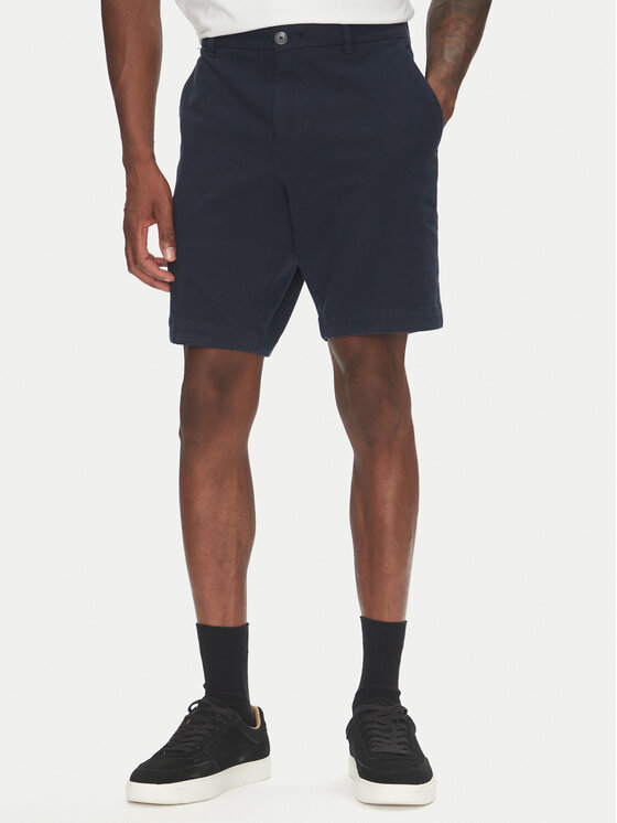 BOSS Szorty materiałowe H-Slice 50543951 Granatowy Slim Fit