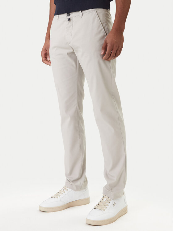 Pierre Cardin Chinosy C3 33730.1060 Szary Slim Fit