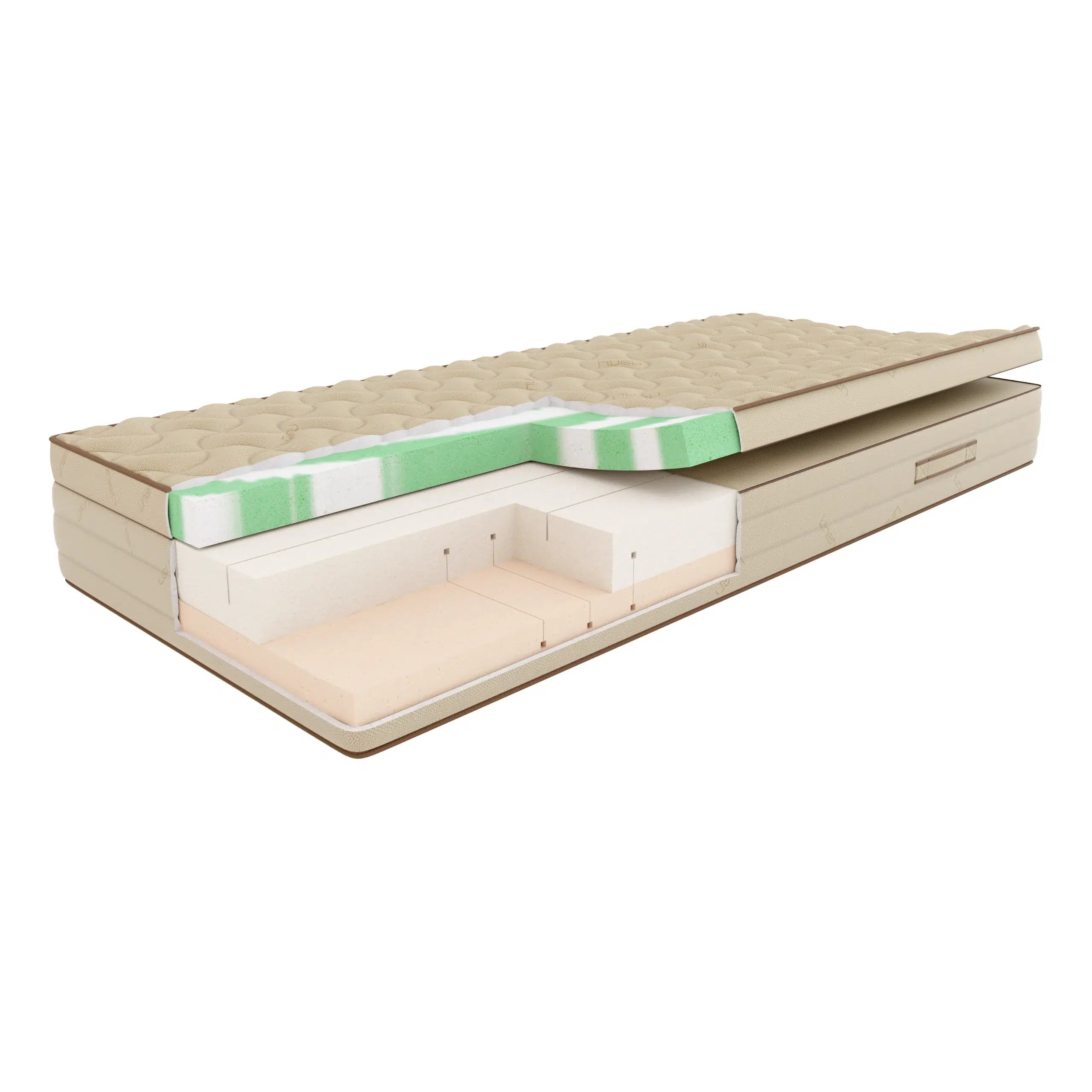 Materac Natura Plus SleepMed 140x200 cm piankowy, wyrób medyczny, H3/H4 średnio twardy/twardy