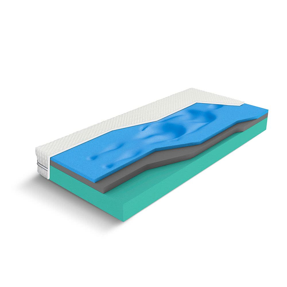 Materac Aqua Sleep Materasso 140x200 cm piankowy, wyrób medyczny, twardy H4