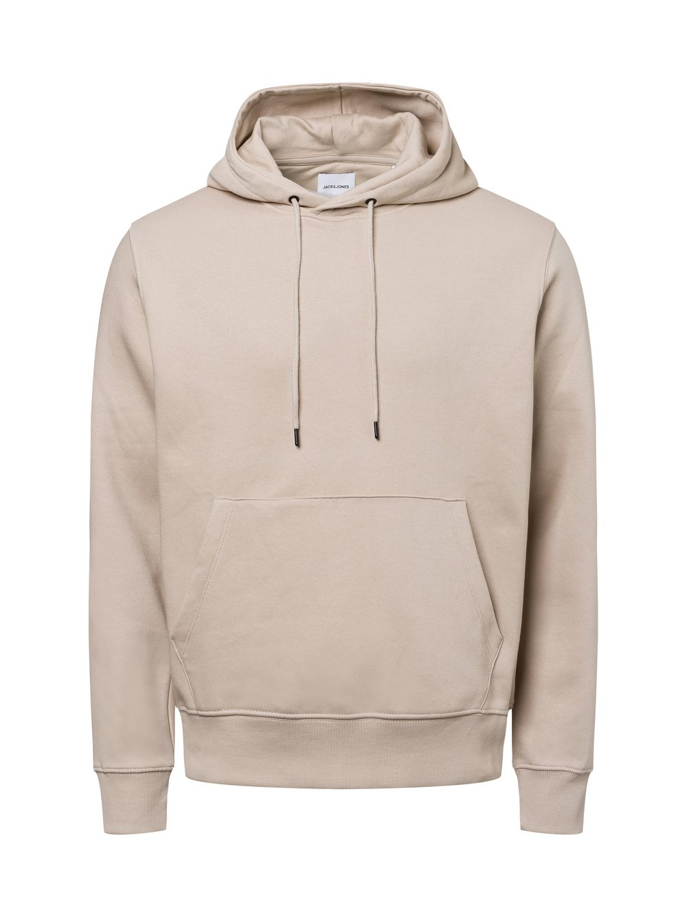 Jack & Jones Męski sweter z kapturem - JJEstar Mężczyźni szary|beżowy, S