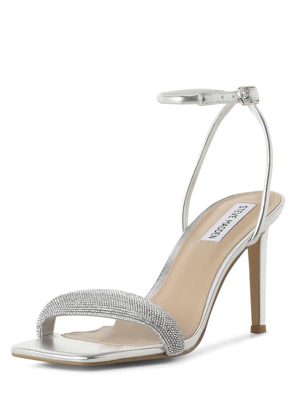 Steve Madden Sandały - Entice-R Kobiety Syntetyczny srebrny, 39