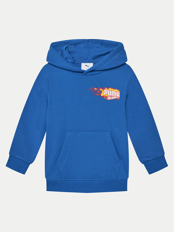 Puma Bluza Hot Wheels 630071 Niebieski Regular Fit