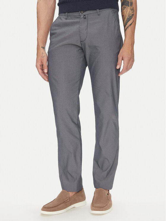 Pierre Cardin Chinosy C3 33730.1060 Szary Slim Fit