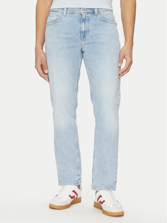 Tommy Hilfiger Jeansy Denton MW0MW38813 Niebieski Straight Fit