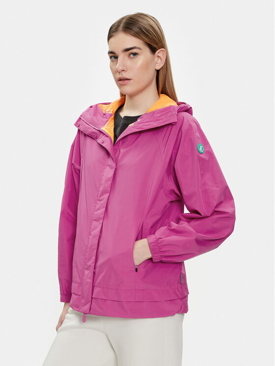 Save The Duck Kurtka przeciwdeszczowa Suki D31604W-WIND18 Różowy Regular Fit
