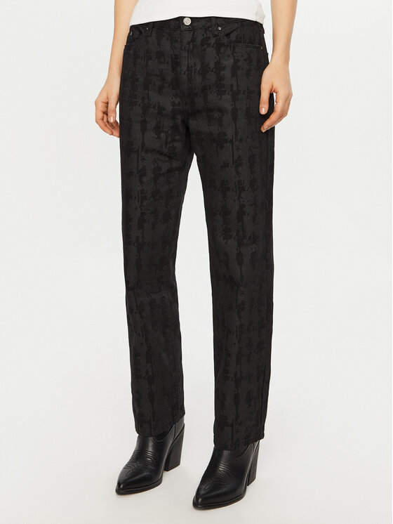 KARL LAGERFELD Jeansy A1W10015 Czarny Relaxed Fit