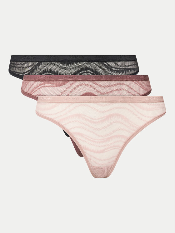 Calvin Klein Underwear Komplet fig Bikini 3Pk 000QD5203E Kolorowy