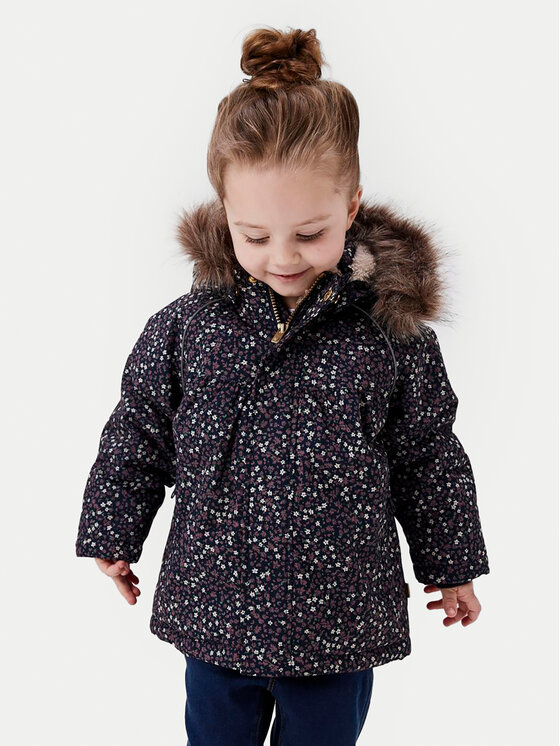 NAME IT Kurtka narciarska 13230596 Granatowy Regular Fit miniaturka