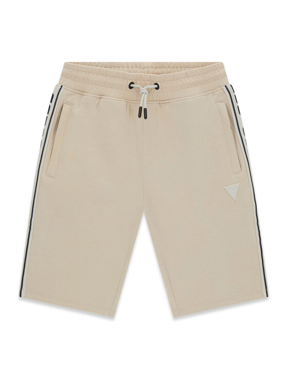Guess Szorty sportowe L6GD17 K6ZS1 Beżowy Regular Fit