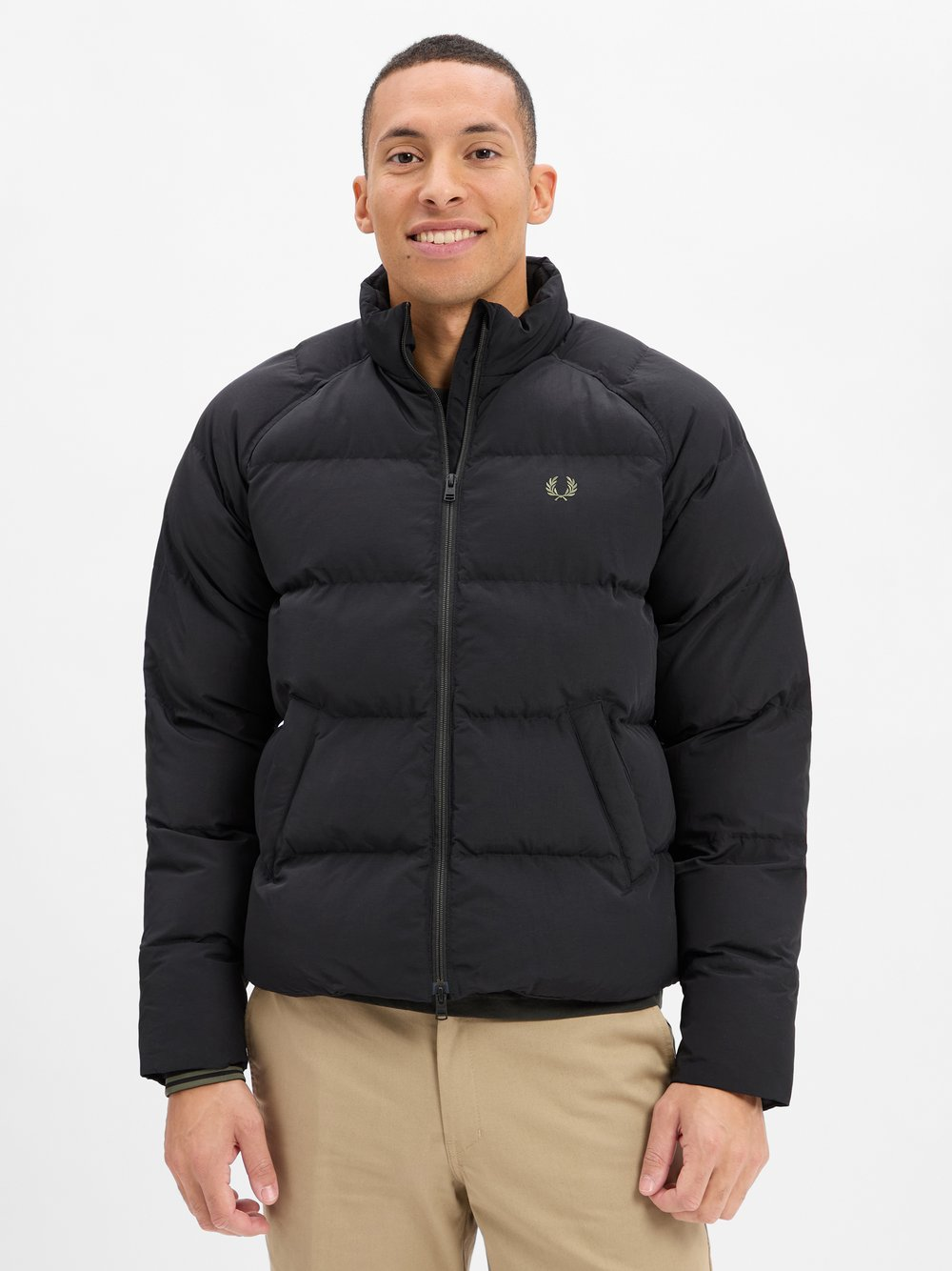 Fred Perry Męska kurtka zimowa Mężczyźni czarny, XL