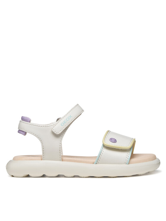 Geox Sandały J Sandal Puffypop Gi J65MSC 05402 C0653 S Biały