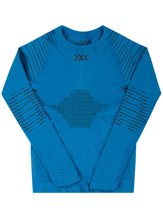 X-Bionic Bielizna termoaktywna górna Invent 4.0 INYT06W19J Niebieski Slim Fit
