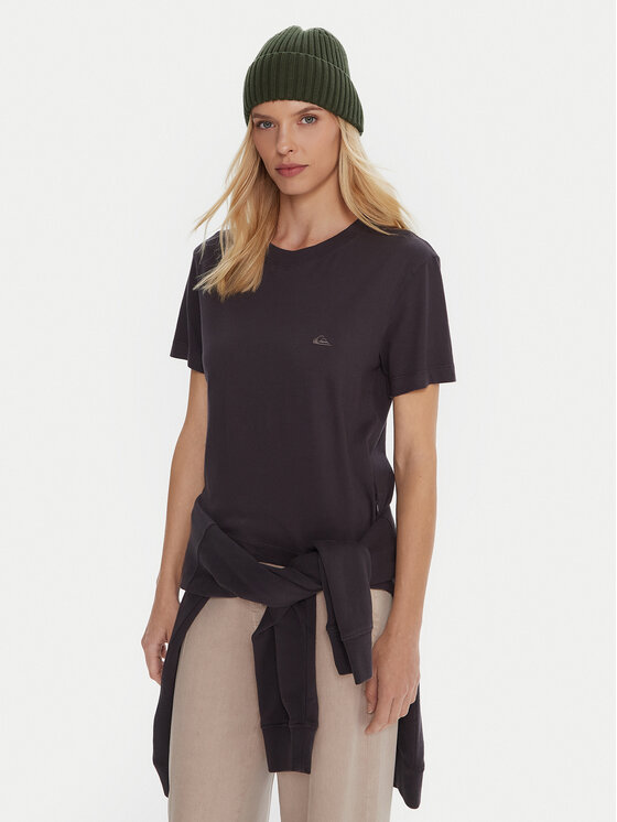 Quiksilver T-Shirt Essential EQWZT03196 Szary Regular Fit