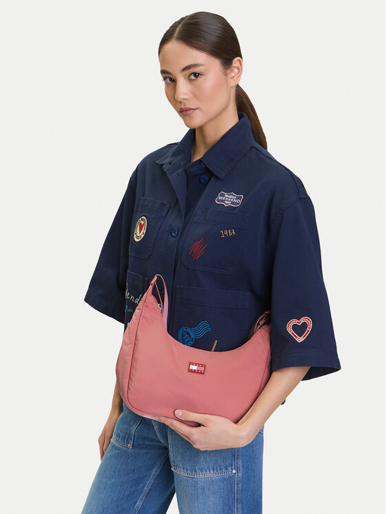 Tommy Jeans Torebka Urban X-Body AW0AW17547 Różowy