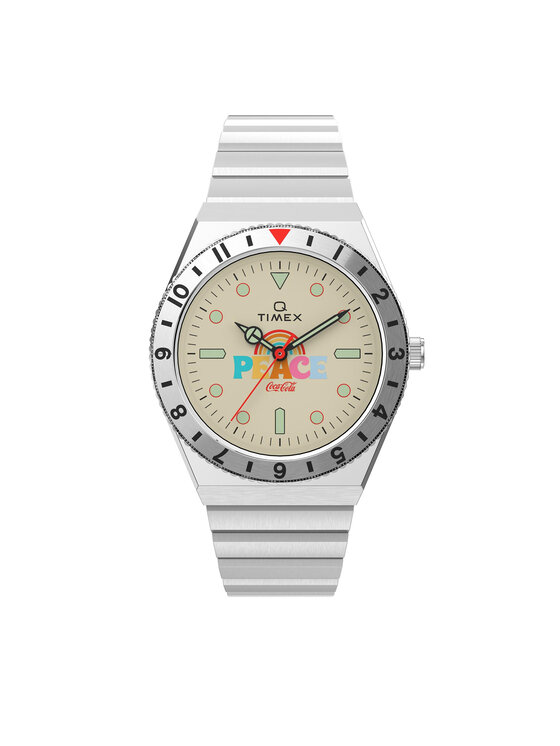 Timex Zegarek Lab Archive 1971 Unity Collection TW2V25800 Srebrny