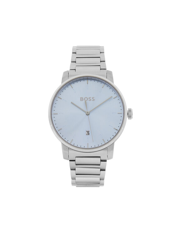 BOSS Zegarek Dean 1514132 Srebrny
