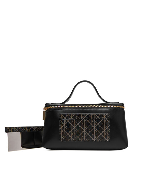 Calvin Klein Kosmetyczka Emblem Aop Beauty Case Giftset LV04F1102G Czarny