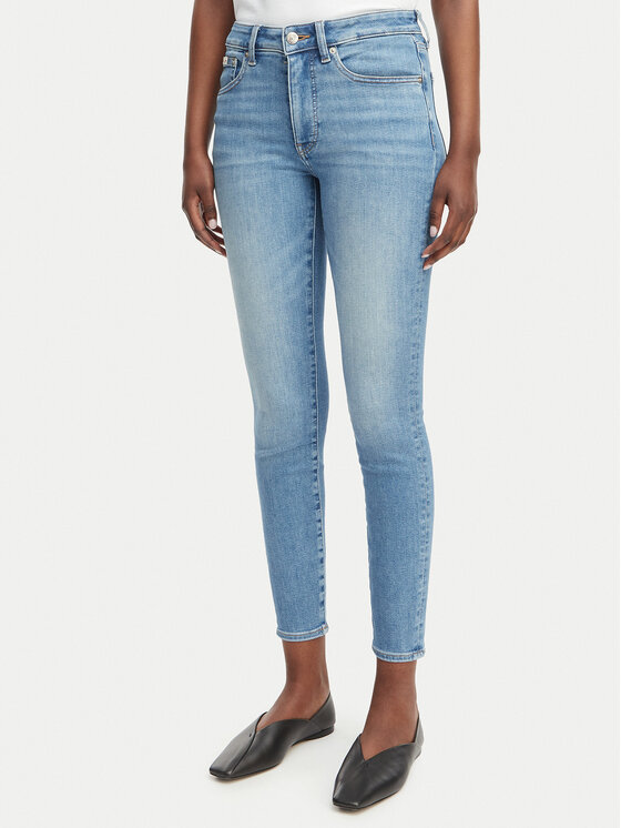 Calvin Klein Jeans Jeansy LV047F489G Niebieski Skinny Fit