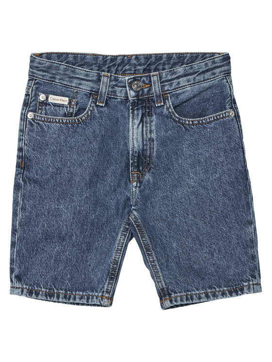 Calvin Klein Jeans Szorty jeansowe LVCKSJC42B Niebieski Regular Fit