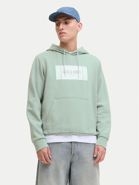 Jack & Jones Bluza Hayato 12278614 Zielony Regular Fit