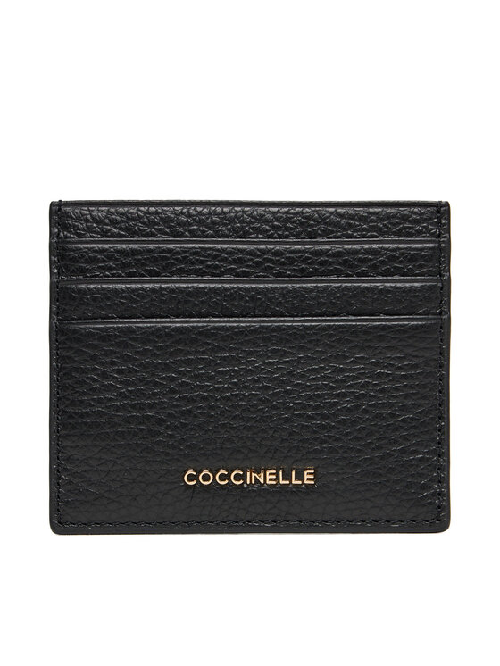 Coccinelle Etui na karty kredytowe MW5 Metallic Soft E2 MW5 12 95 01 Czarny