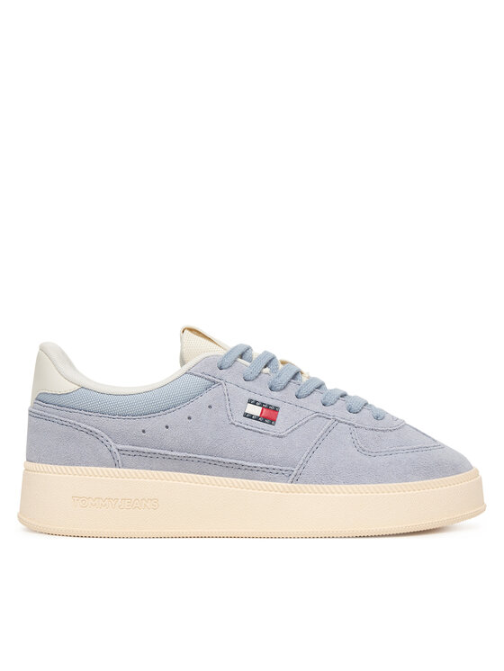 Tommy Jeans Sneakersy The Greenwich Edge Max Suede EN0EN02989 Niebieski